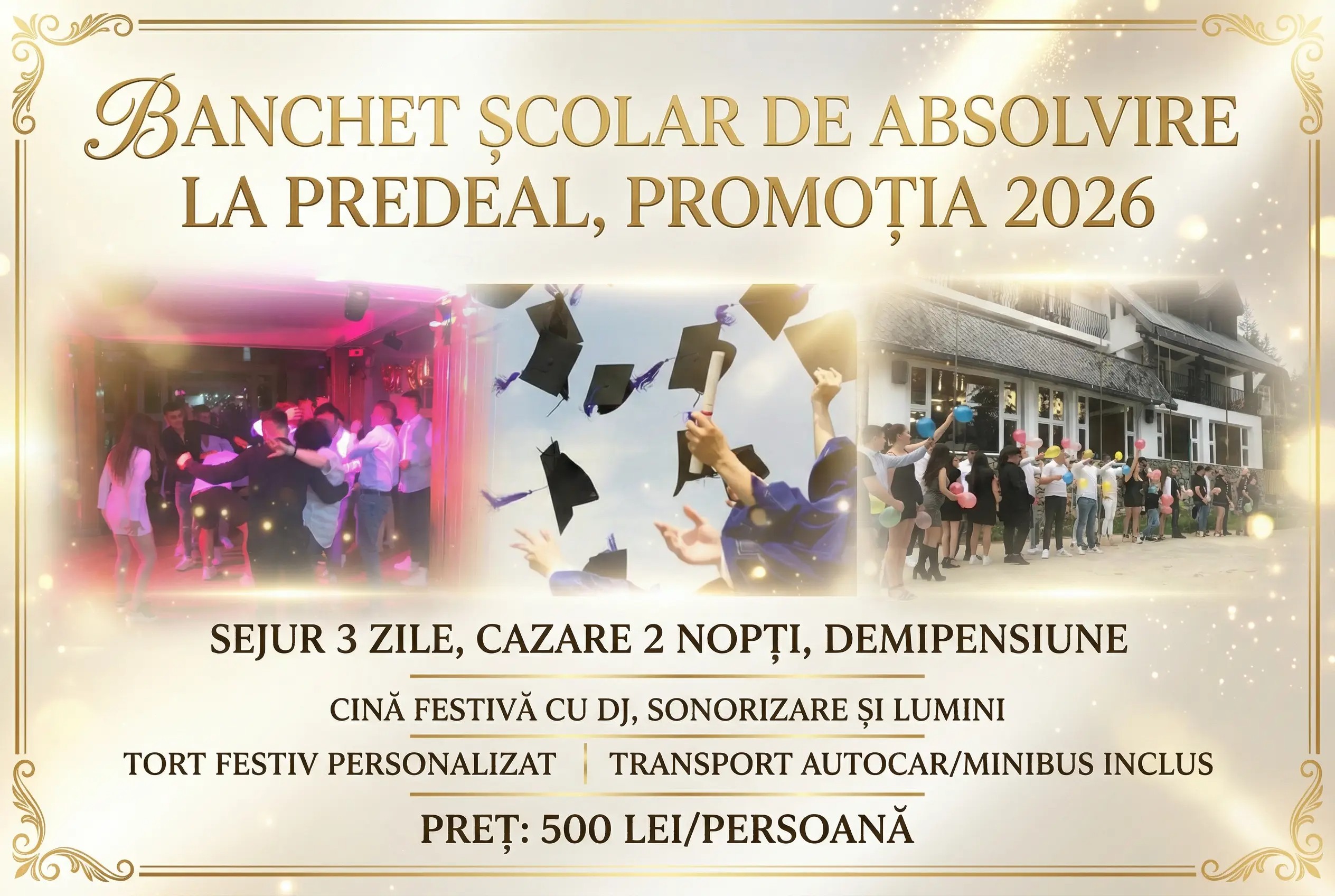 Ofertă Banchet Predeal, 2026